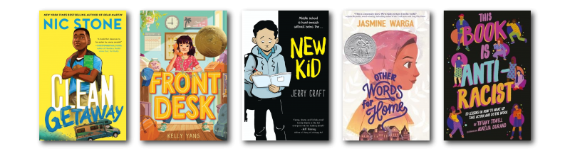 Anti-Racism Youth Titles book covers