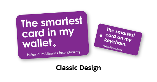 Helen Plum Library Card classic design
