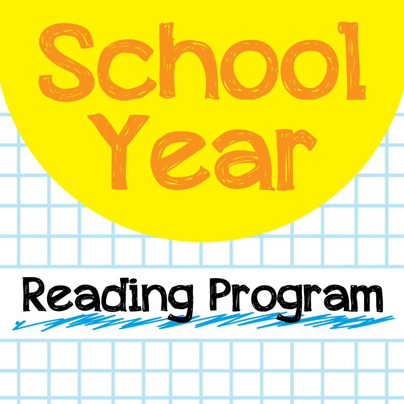 Logo for school year reading program
