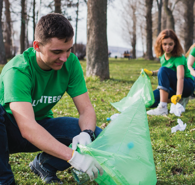 Teens Volunteering