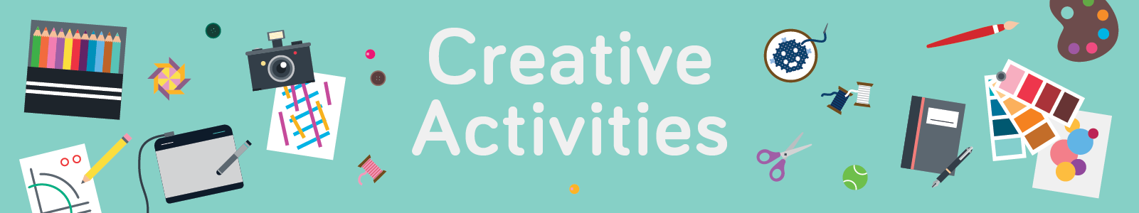 Creative Activities banner graphic
