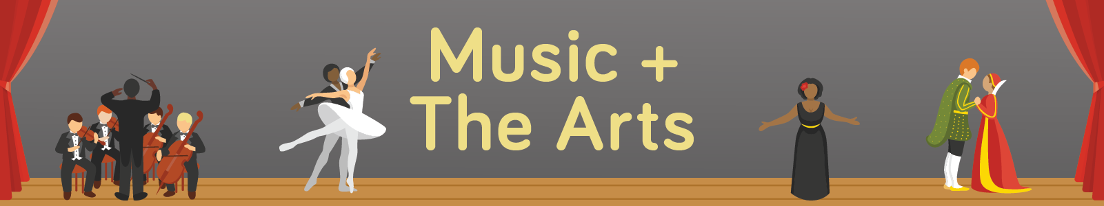 Music and the Arts graphic banner