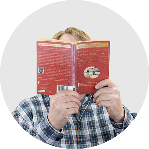 Phil Lucas with Little Red Book