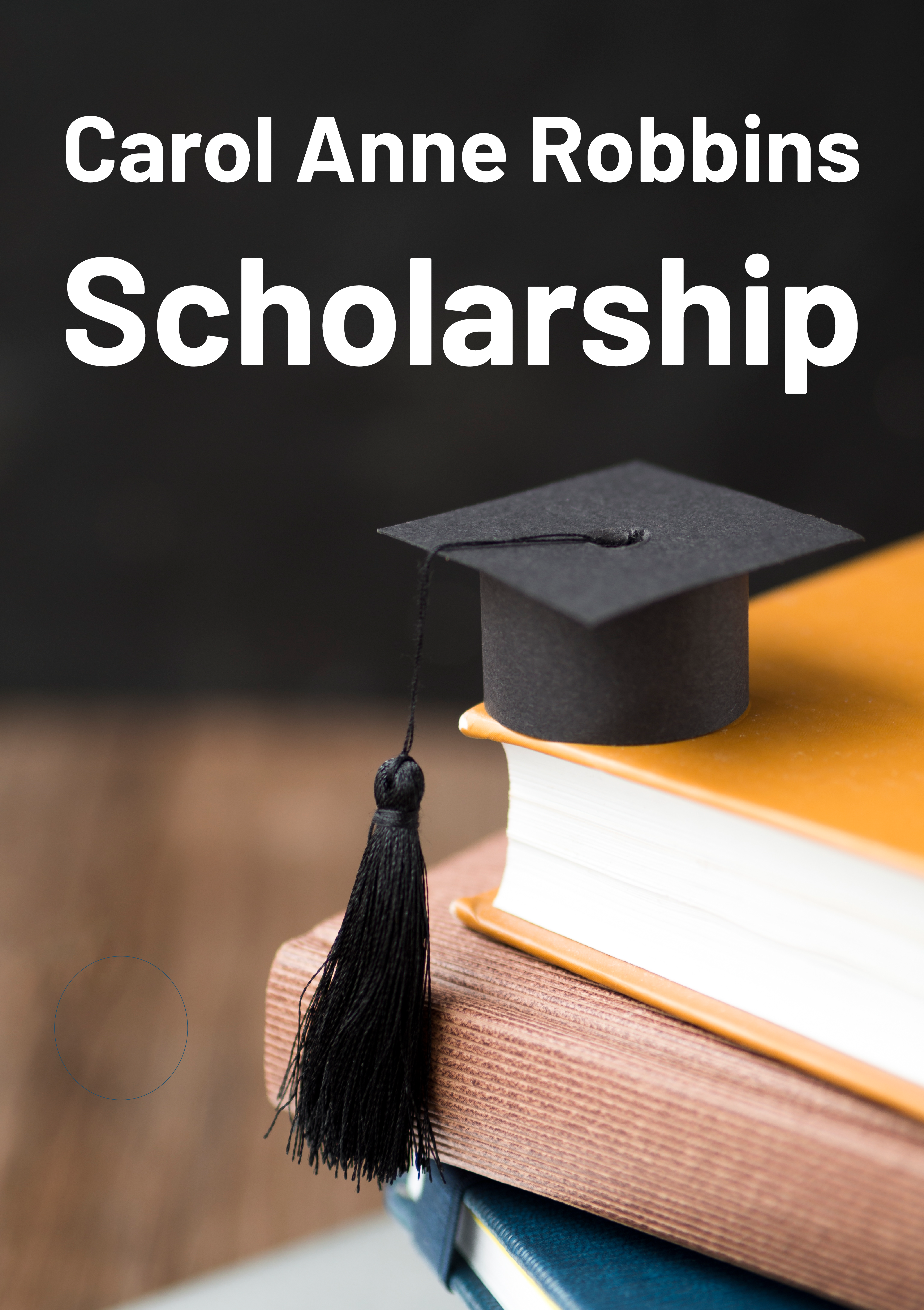 Scholarship Image Graduation cap on stack of books