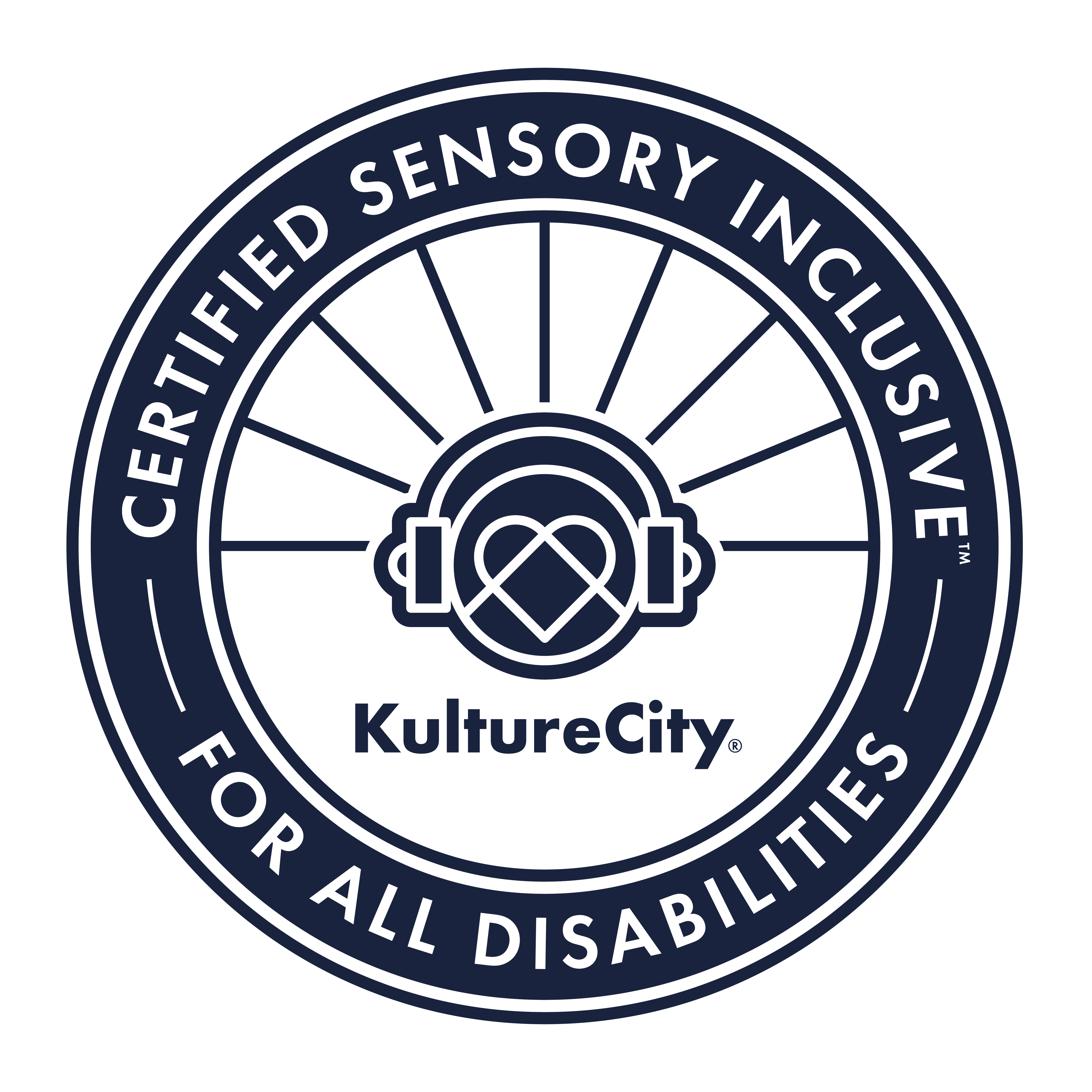 KultureCity logo that says Certified Sensory Inclusive for all Disabilities