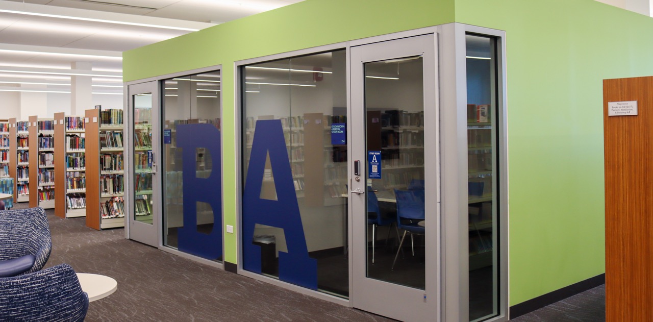 Exterior of adult study rooms
