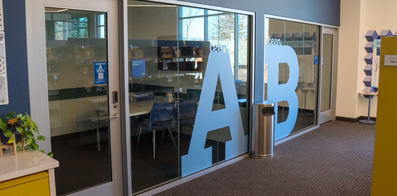 Exterior of teen study rooms