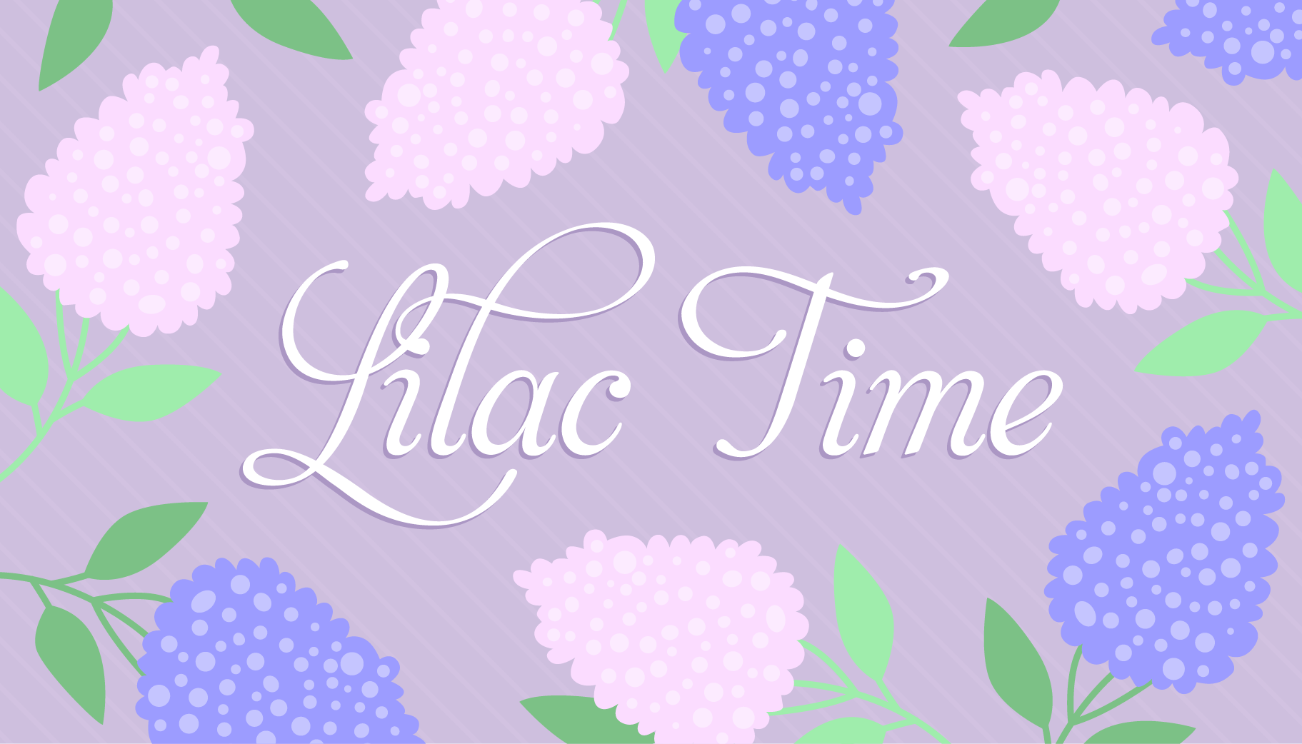 Illustration of lilacs