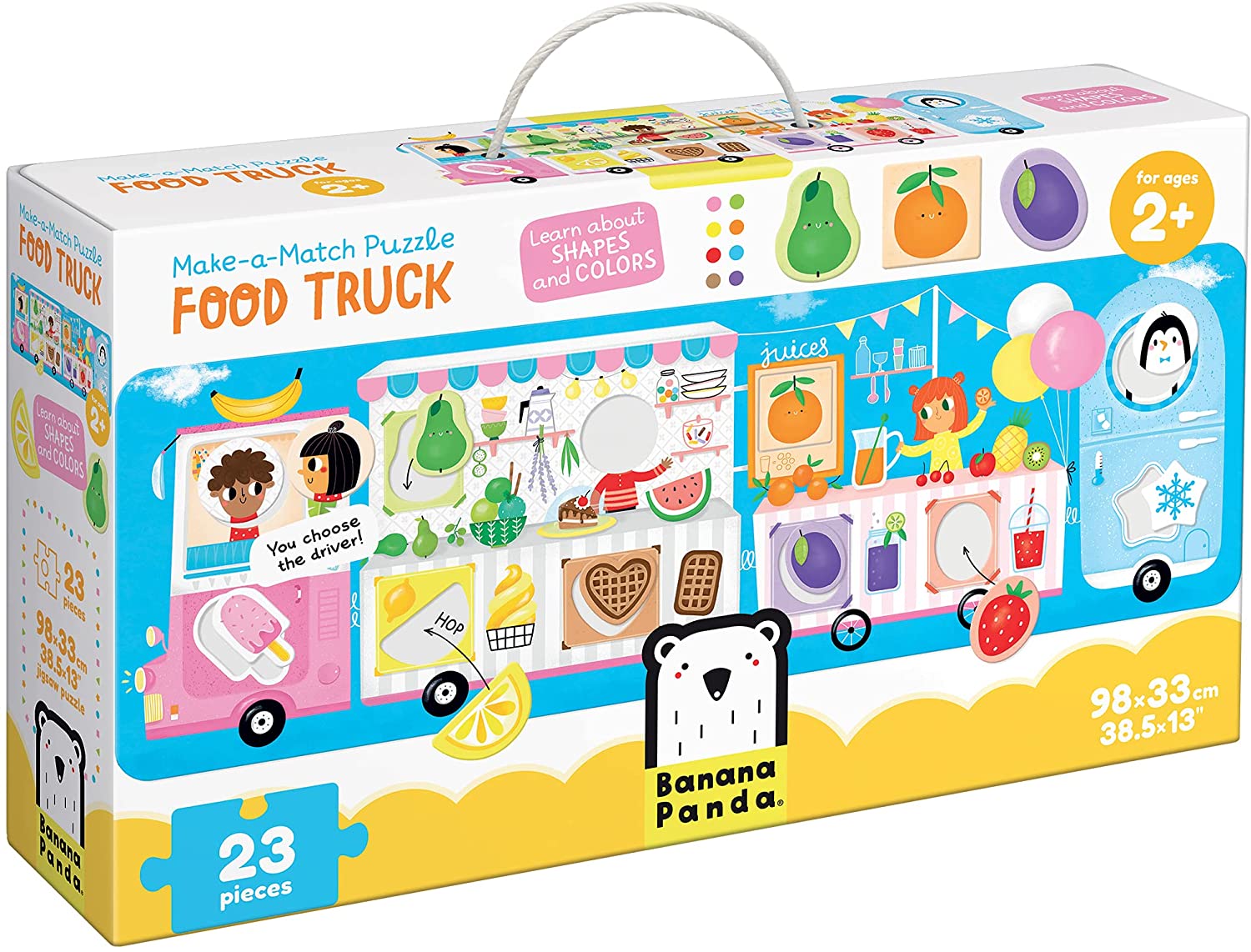 Image of Food Truck Floor Puzzle Box
