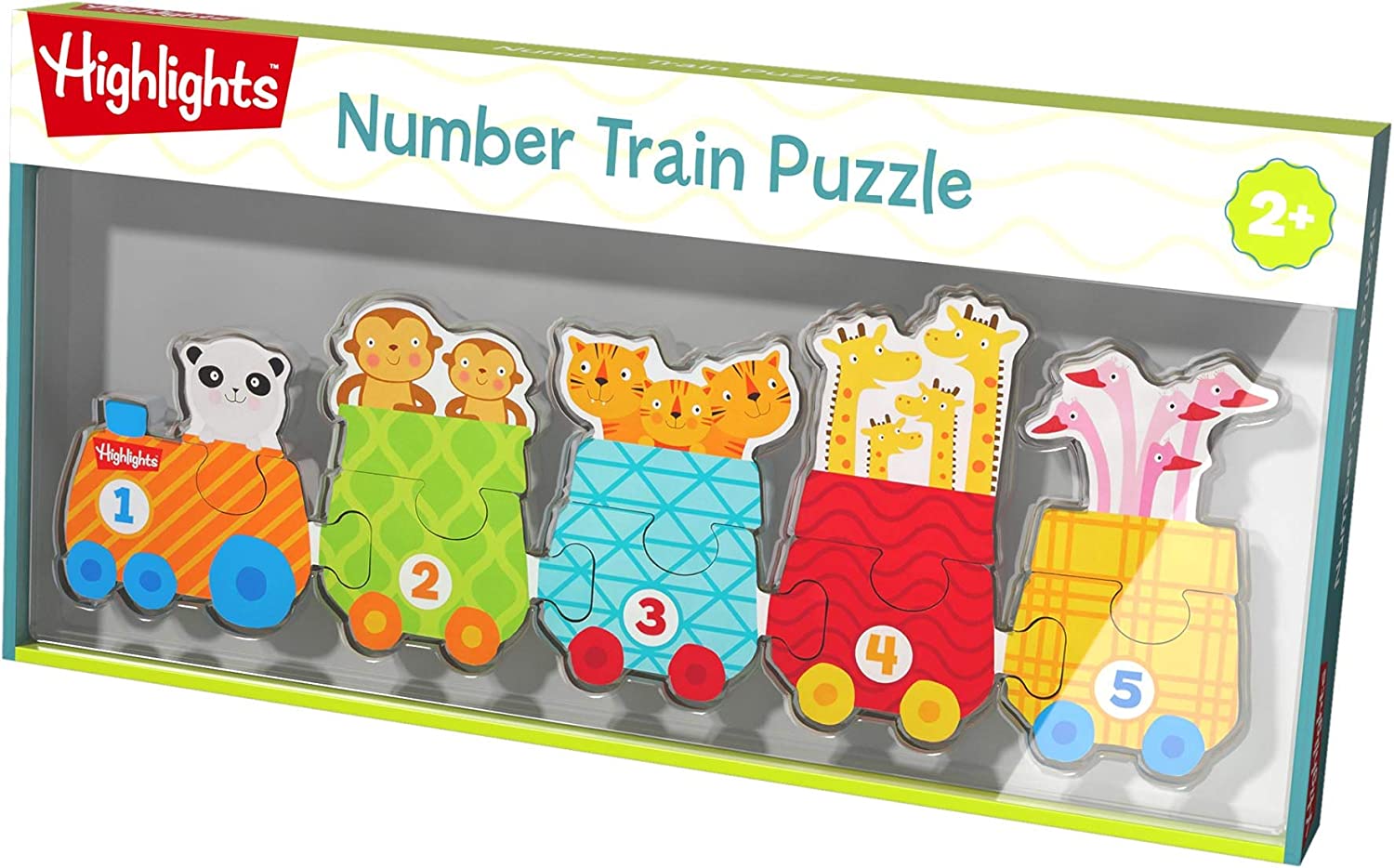 Box with Number Train Puzzle