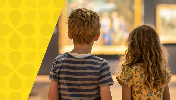 Children at a museum