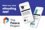Phones showing the Palace Project app on their screens.