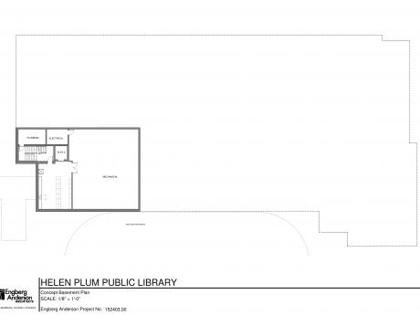 New Helen Plum Library Basement Floor Plan