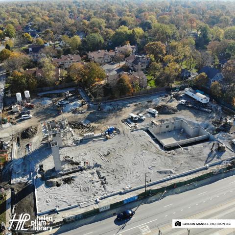 Building Construction: Elevator and East Stairwell photos
