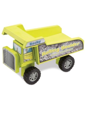 Wooden Yellow Dump Truck
