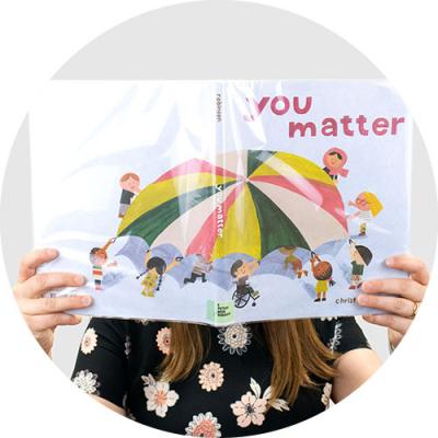 Tabatha Anderson with You Matter book